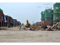 万科蓝山1、2、3#楼及商业工程进度2013.6.6