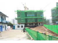 合肥铜冠花园8月5日工程进度4#楼建至7F