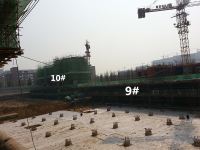 利港银河广场9、10#工程进度（2014.10.13）